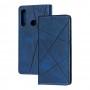 Чехол книжка Business Leather для Huawei Y6P синий