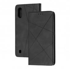 Чехол книжка Business Leather для Samsung Galaxy A01 (A015) черный