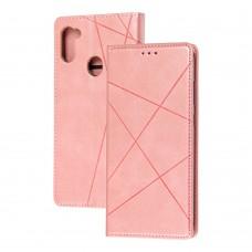 Чехол книжка Business Leather для Samsung Galaxy A11 / M11 розовый