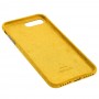 Чохол для iPhone 7 Plus / 8 Plus Alcantara 360 жовтий