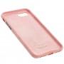 Чохол для iPhone 7/8 Alcantara 360 рожевий пісок