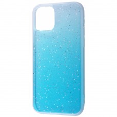 Чохол для iPhone 11 Pro HQ Silicone Confetti синій
