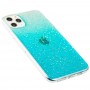 Чохол для iPhone 11 Pro Max HQ Silicone Confetti синій