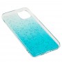 Чехол для iPhone 11 Pro Max HQ Silicone Confetti синий