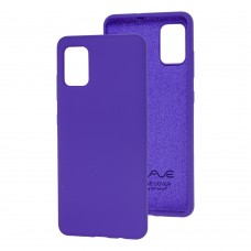 Чехол для Samsung Galaxy A51 (A515) Wave Full темно-фиолетовый