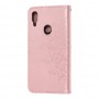 Чохол книжка для Xiaomi Redmi Note 7 / 7 Pro "Art з візитівкою" рожевий