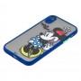 Чохол для iPhone Xr Picture shadow matte minnie mouse / dark blue