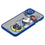 Чохол для iPhone 11 Pro Picture shadow matte minnie mouse / dark blue