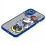 Чохол для iPhone 11 Pro Max Picture shadow matte minnie mouse / dark blue