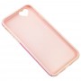 Чехол Leon для iPhone 6 розовый с девочкой
