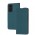 Чехол книга Fibra для Xiaomi 12 Lite зеленый