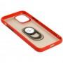 Чохол для iPhone 11 Pro LikGus Maxshield Magnetic Ring червоний