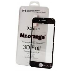 Защитное стекло для iPhone 6 0.2 mm + vinil colour №5