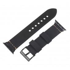 Ремешок Apple Watch Leather 40 mm with TPU 0,8 mm черный
