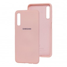 Чохол для Samsung Galaxy A7 2018 (A750) Silicone Full рожевий / pink sand