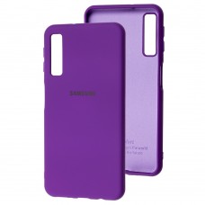 Чехол для Samsung Galaxy A7 2018 (A750) Silicone Full фиолетовый / purple
