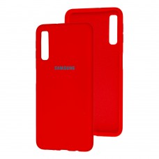Чехол для Samsung Galaxy A7 2018 (A750) Silicone Full красный