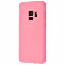 Чехол для Samsung Galaxy S9 (G960) Silicone Full светло розовый