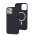 Чехол для iPhone 13 Pro Max Carbon MagSafe deep purple