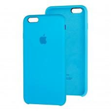 Чехол silicon case для iPhone 6 Plus голубой