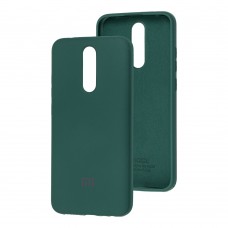 Чехол для Xiaomi Redmi 8 Silicone Full зеленый / dark green