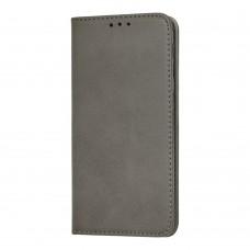 Чехол книжка для Samsung Galaxy A40 (A405) Black magnet серый