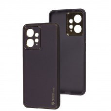 Чехол для Xiaomi Redmi Note 12 4G Leather Xshield dark purple