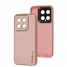 Чохол для Xiaomi 14 Leather Xshield pink