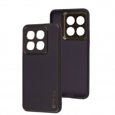 Чехол для Xiaomi 14 Pro Leather Xshield dark purple