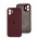 Чехол для iPhone 12 Silicone Slim Full camera plum