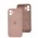 Чехол для iPhone 12 Silicone Slim Full camera pink sand