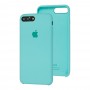 Чехол Silicone для iPhone 7 Plus / 8 Plus case sea blue