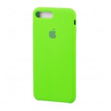 Чохол для iPhone 7 Plus silicone case яскраво-зелений