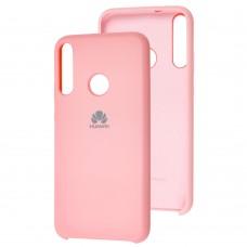 Чехол для Huawei P40 Lite E Silky Soft Touch светло-розовый