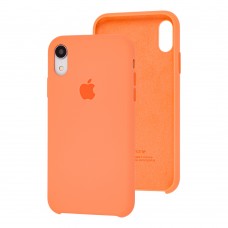 Чехол Silicone для iPhone Xr Premium case papaya
