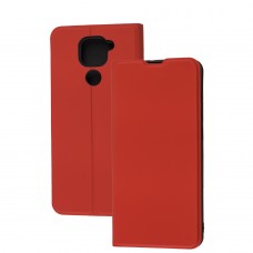 Чехол книжка для Xiaomi Redmi Note 9 Yo красный