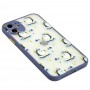 Чохол для iPhone 11 Wave Cartoon penguin fisherman / lavender gray