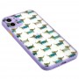 Чохол для iPhone 11 Wave Cartoon dachshund / light purple