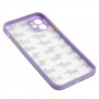 Чохол для iPhone 11 Wave Cartoon dachshund / light purple