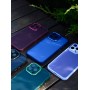Чехол для Xiaomi Poco X3 Luxury Metal Lens синий
