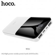 Внешний аккумулятор PowerBank Hoco J42 10000 mAh white