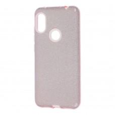 Чехол для Xiaomi Redmi Note 6 Pro Shining Glitter с блестками розовый