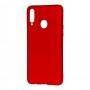 Чехол для Samsung Galaxy A20s (A207) Rock матовый красный