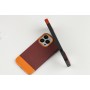Чехол для iPhone 13 Pro Bichromatic brown burgundy/orange