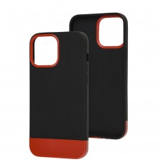 Чохол для iPhone 13 Pro Max Bichromatic black/red
