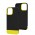 Чехол для iPhone 13 Pro Max Bichromatic black/yellow