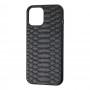 Чохол для iPhone 12 Pro Max Reptile Snake чорний