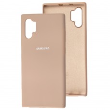 Чехол для Samsung Galaxy Note 10+ (N975) Silicone Full розовый песок 