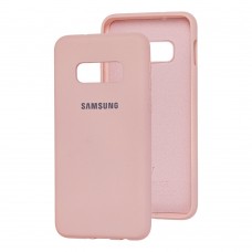 Чехол для Samsung Galaxy S10e (G970) Silicone Full бледно-розовый