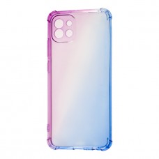 Чехол для Samsung Galaxy A03 (A035) Wave Shine purple / blue